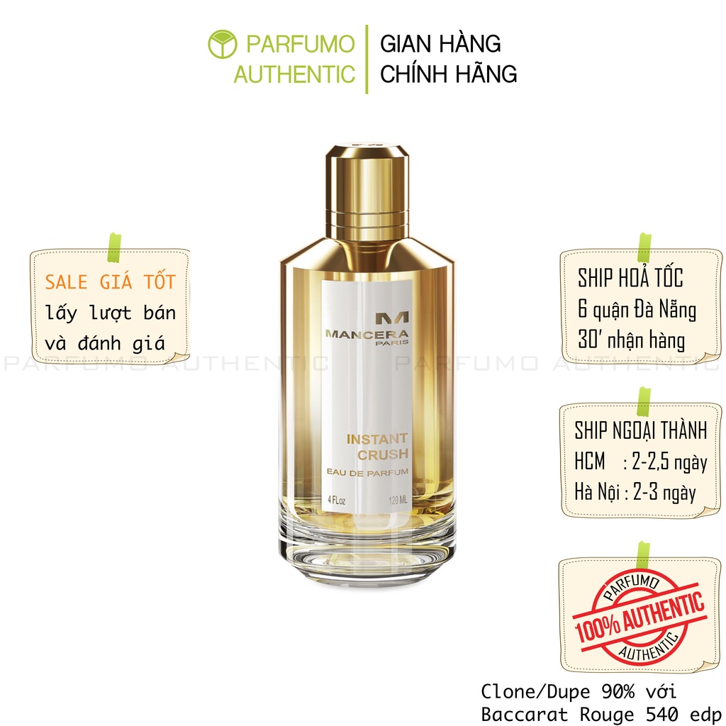 Nước hoa Mancera Instant Crush EDP ( Clone / Dupe Baccarat Rouge 540 )