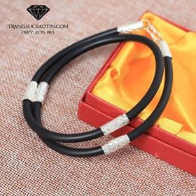 Dây cao su bọc bạc 6 đốt