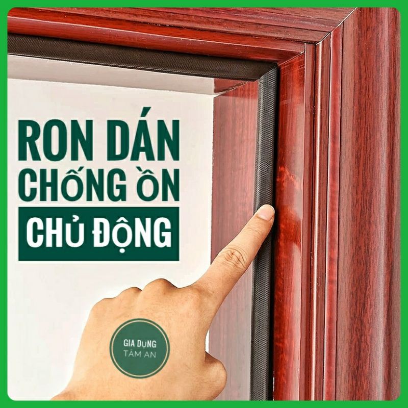 (Gioăng) Ron cửa chống ồn, gắn cửa chính, cửa sổ - Chống ồn, chống bụi, côn trùng