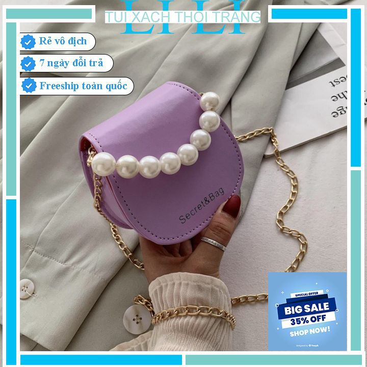 Túi đeo chéo mini 💖Nhập MYLI02 GIẢM 30K💖 Túi xách mini phong cách Hàn Quốc ! TX009 (có ảnh, video thật) | BigBuy360 - bigbuy360.vn