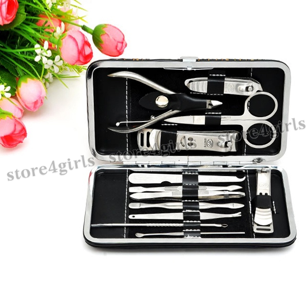 Bộ Làm Móng 12 Món Thép Cao Cấp Không Gỉ - Bộ Cắt Móng Tay SG11 đa năng Store4girls