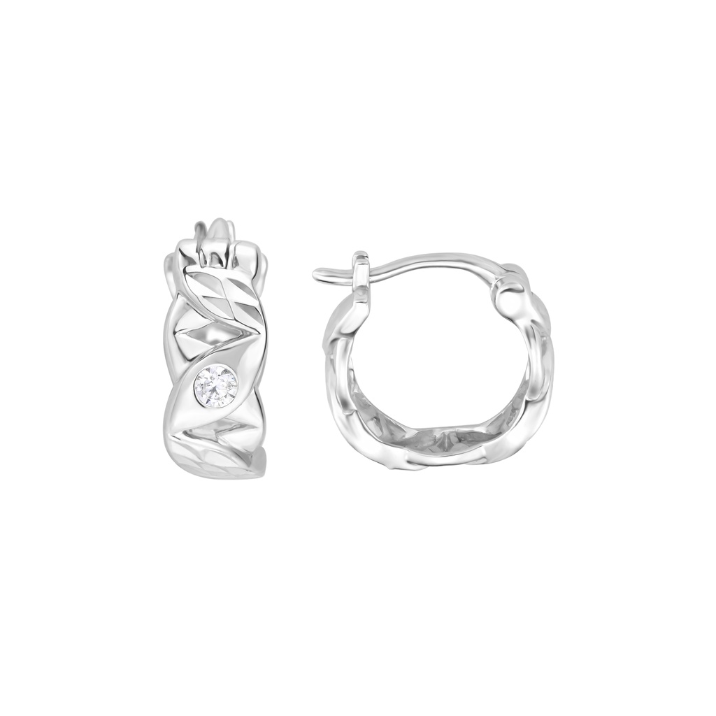 Bông tai Bạc đính đá CZ PNJSilver XM00W000027