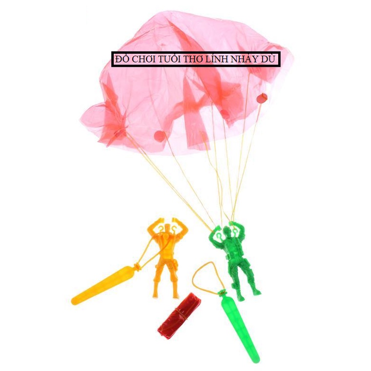 Đồ Chơi Lính Nhựa Nhảy Dù Ném Dù