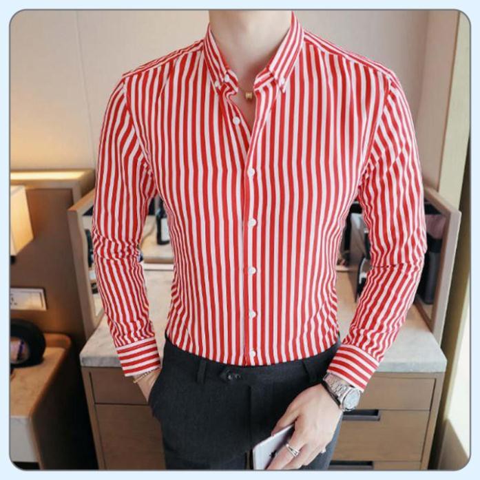 [ĐƯỢC XEM HÀNG]Áo sơ mi nam - Áo sơ mi kẻ cao cấp - Dáng trẻ, tôn dáng, đóng gói gấp hộp đẹp, chất lụa mềm mịn, ít nhăn | BigBuy360 - bigbuy360.vn