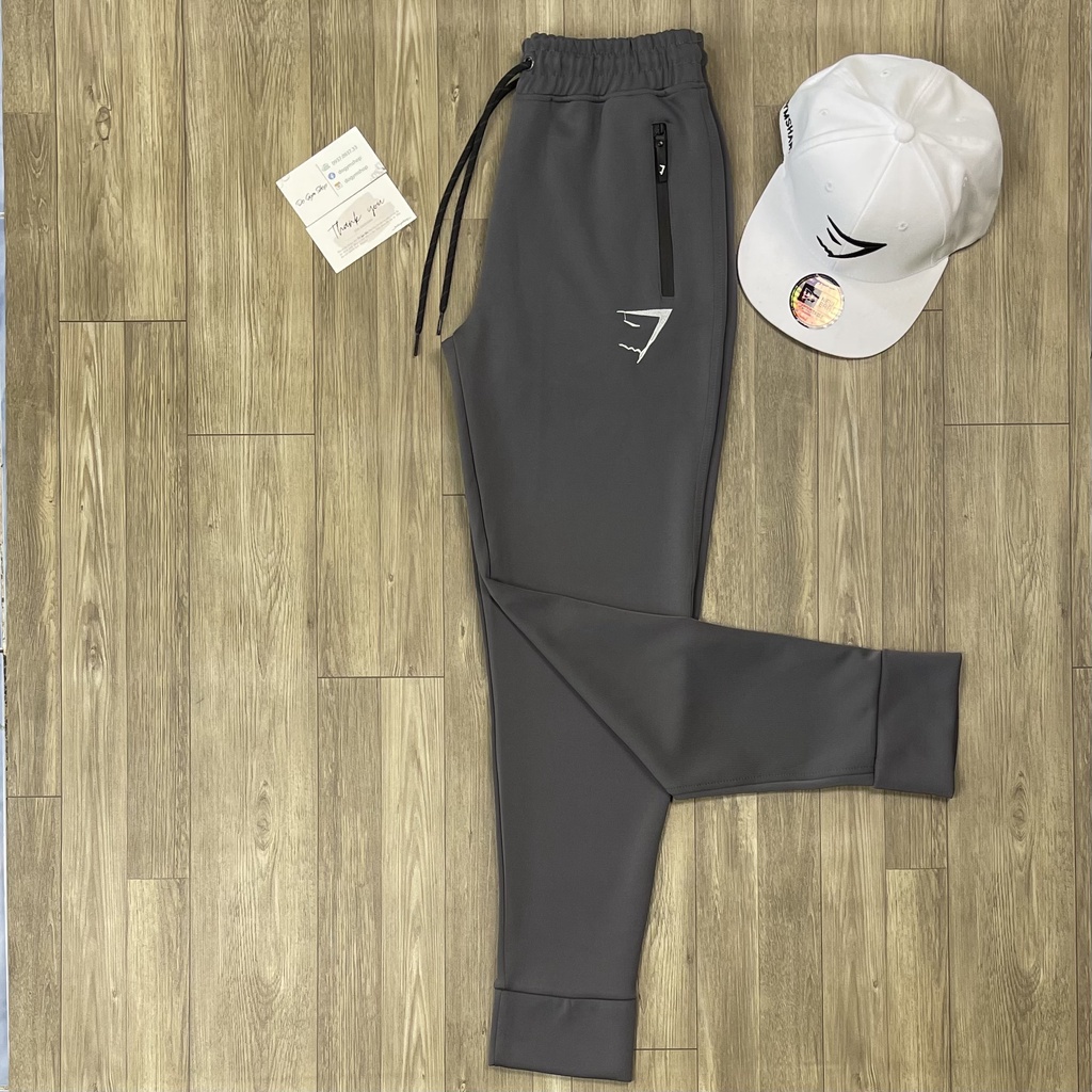 Quần dài thể thao nam DO GYM SHOP thun poly 4 chiều thoáng mát, logo thêu chắc chắn