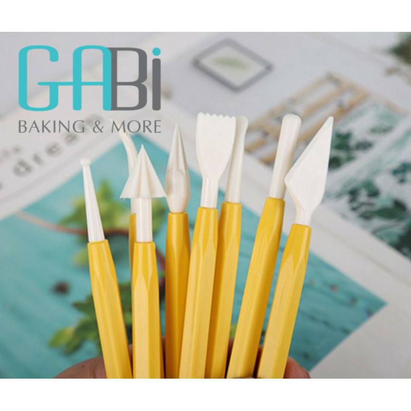 Bộ dụng cụ làm fondant cơ bản 8 món