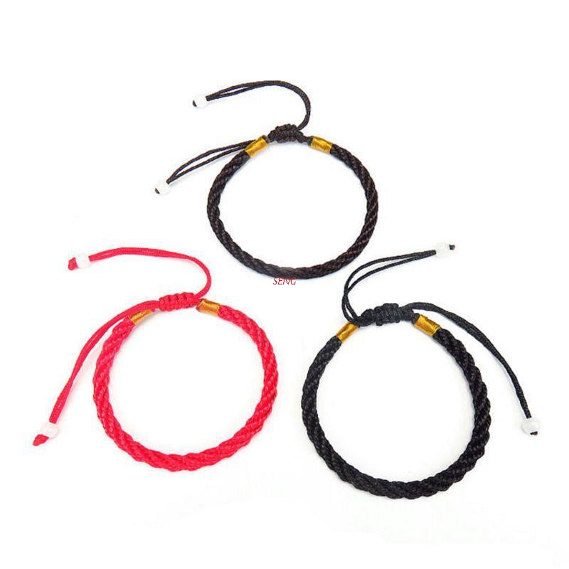 Vòng tay bện dây thủ công có thể điều chỉnh cho nam nữ