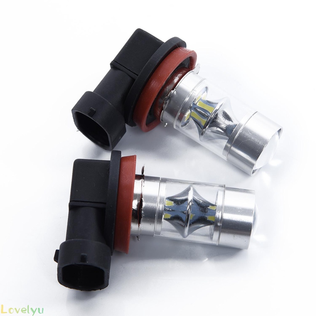 ◀READY▶2Pcs Set Super Bright White H11 H8 2323 60W Car LED Fog Driving Light Lamp Bulb# Good Quality