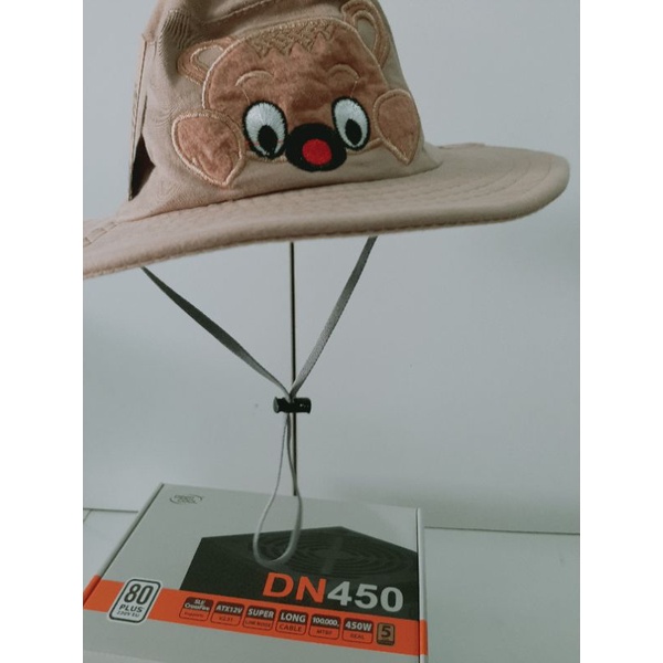 Nón tai bèo thêu hình cún con cho bé từ 2-5 tuổi