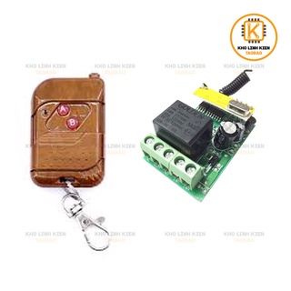 Bộ Thu Học Lệnh RF315 RF433 1 Kênh DC12V bật tắt thiết bị từ xa qua remote