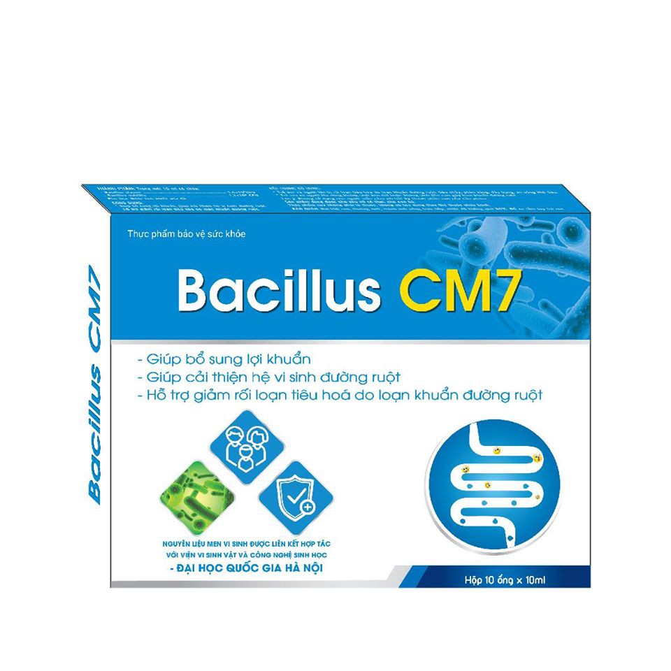 Men vi sinh Đại học quốc gia Hà Nội Bacillus CM7