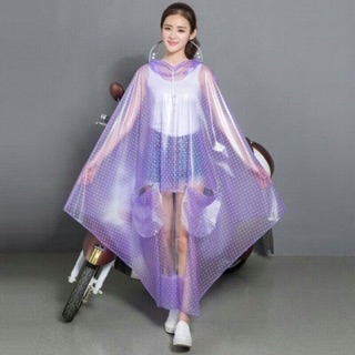 combo 10 áo mưa chấm bi