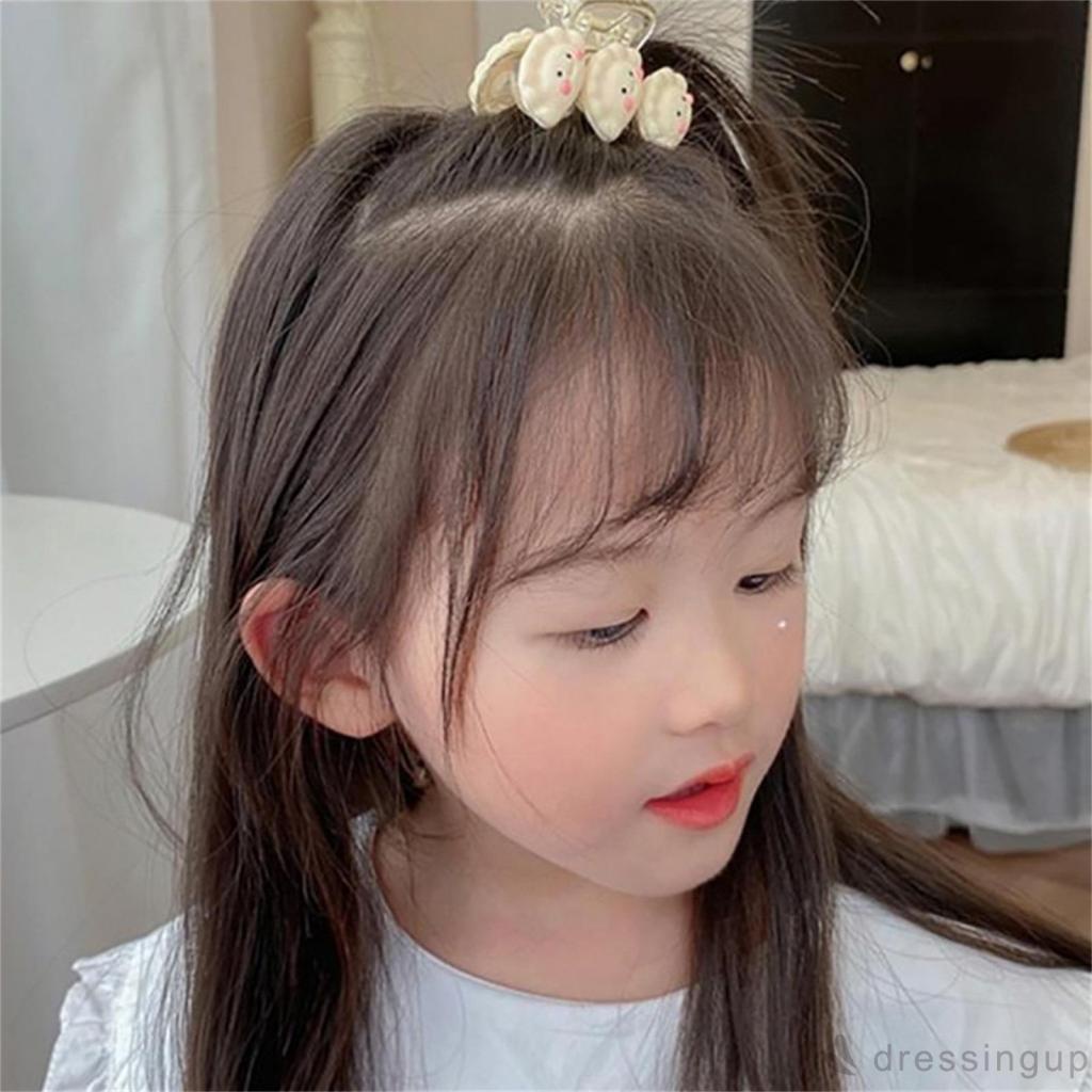 Kẹp tóc nhựa mini họa tiết hoạt hình cho nữ