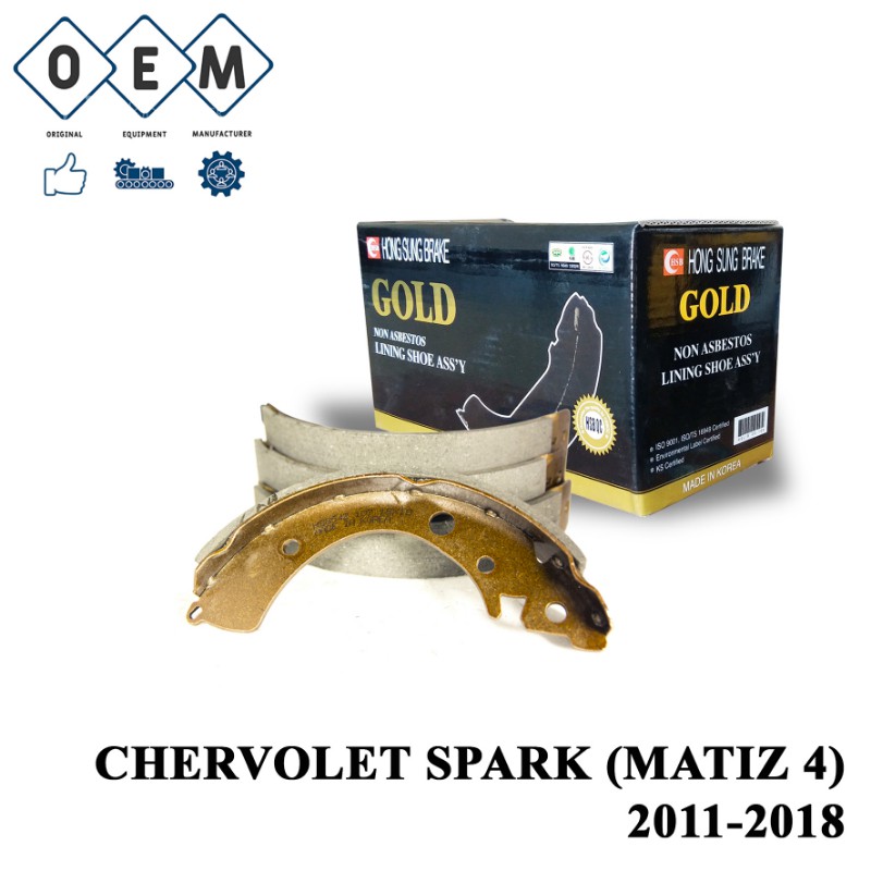 Guốc phanh sau xe CHERVOLET SPARK (MATIZ 4) 2011-2018