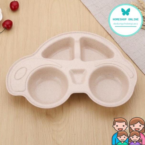 Khay ăn dặm lúa mạch hình Oto