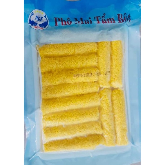 Gói 3 cây phô mai que tẩm bột mozzarella kéo sợi MSF