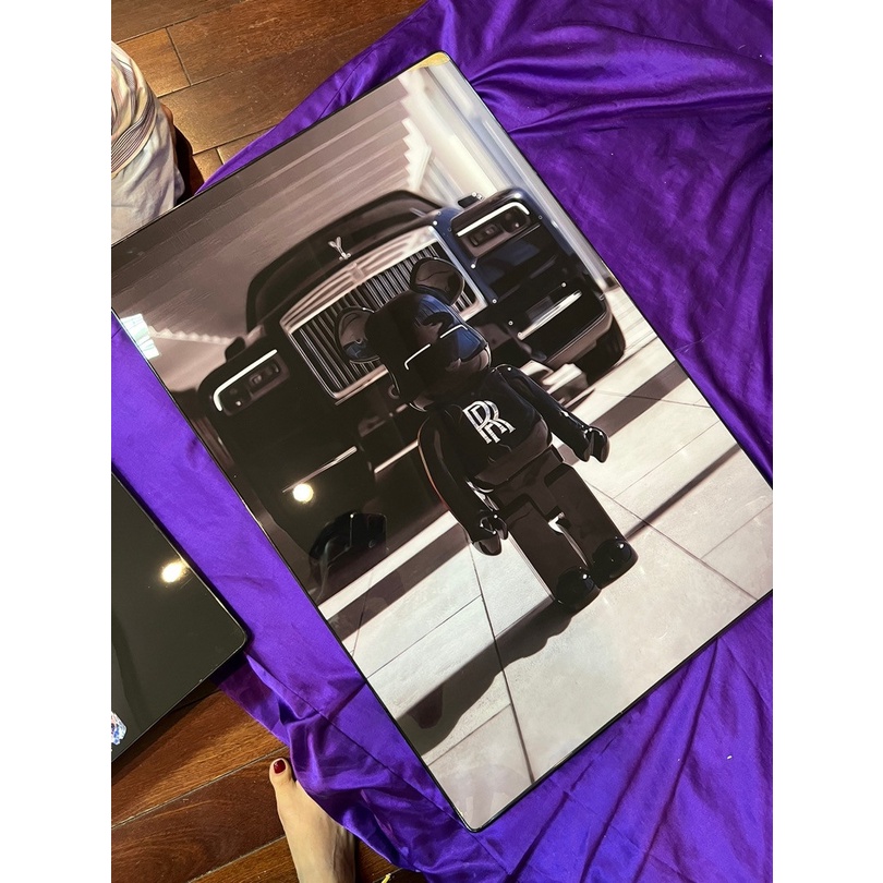 Tranh Treo Tường Gấu Bearbrick/ Kaws/ Toy Trang Trí Phòng Khách/ Game Gaming/ Phòng Ngủ/ Quán Quần Áo/ Quà Tặng