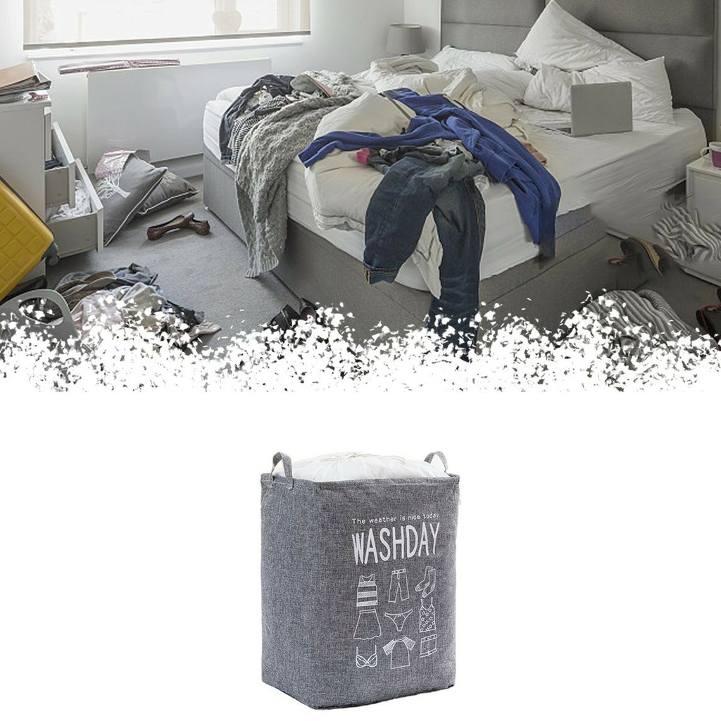 Giỏ Đựng Quần Áo Bằng Vải Cỡ LớnDAIQUANGGROUPTúi Đựng Quần Áo Chăn Màn WASHDAY Khung Thép Cứng Cáp Đa Năng