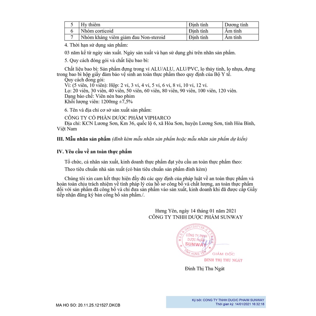 Viên Xương Khớp SUNPHARM - Hộp 30 viên -giúp khớp vận động linh hoạt, giảm nguy cơ thoái hóa khớp