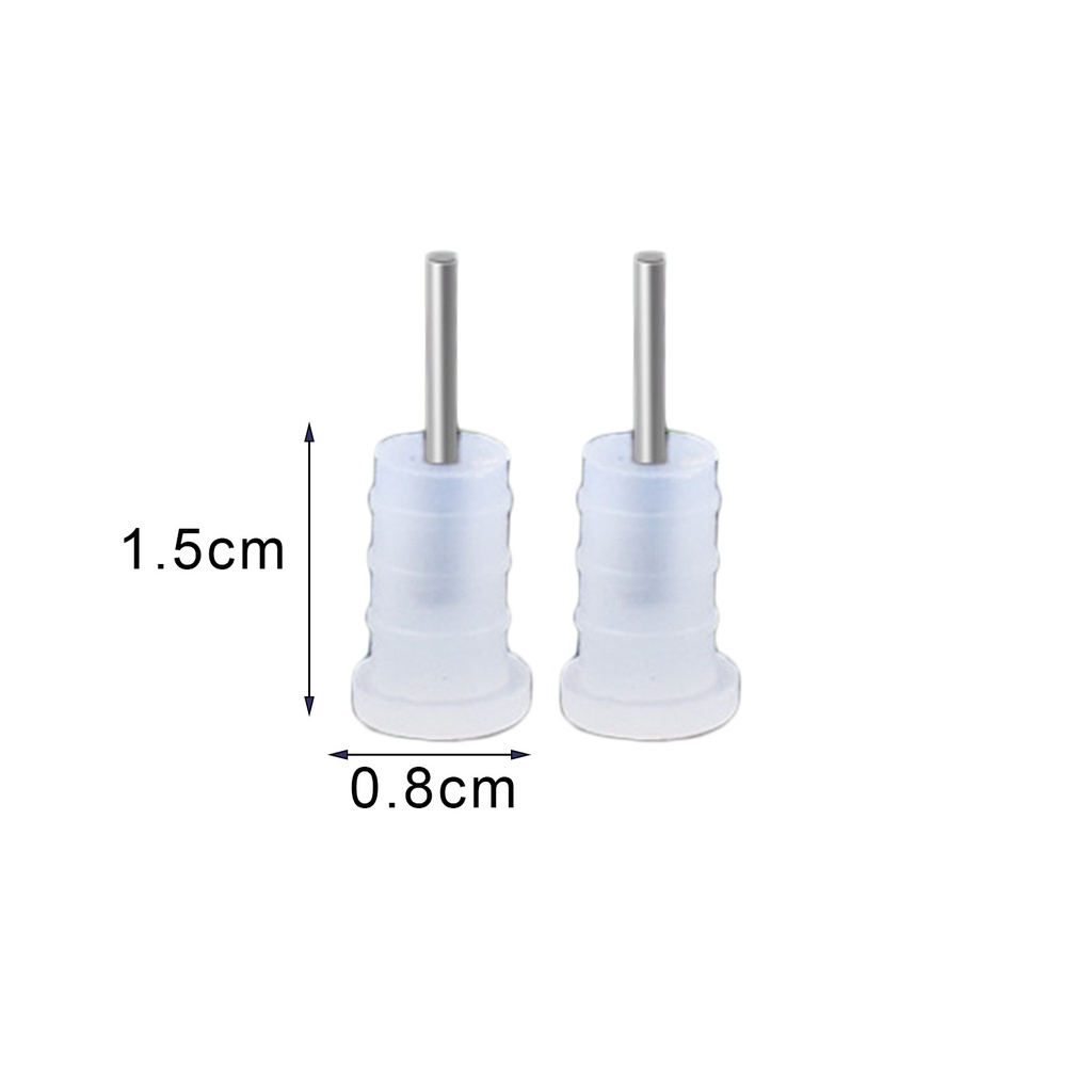 Set 5 Nút Silicon Bịt Giắc Cắm 3.5mm Đa Năng Cho Điện Thoại Thông Minh