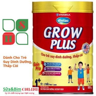 Sữa bột Vinamilk Dielac GrowPlusĐỏ 1+,2+ 900G