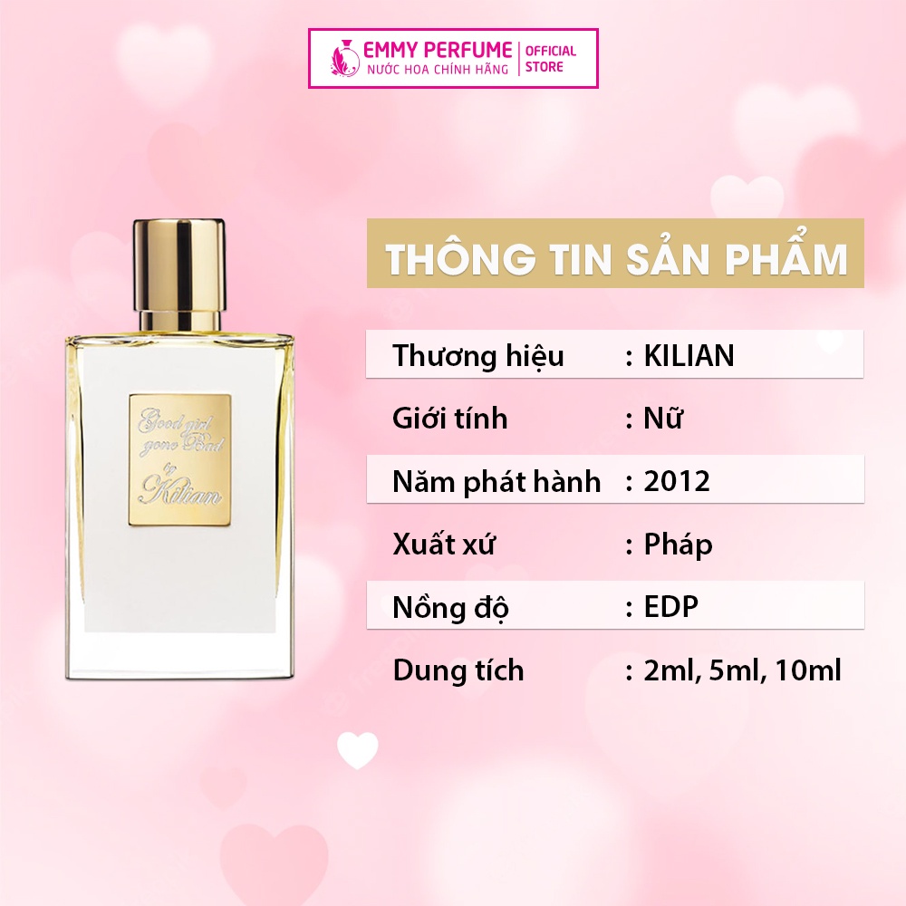 Nước Hoa Nữ Rắn Trắng Killian Good Girl Gone Bad - Mùi hương của Quyền Lực và Sang Trọng EmmyPer