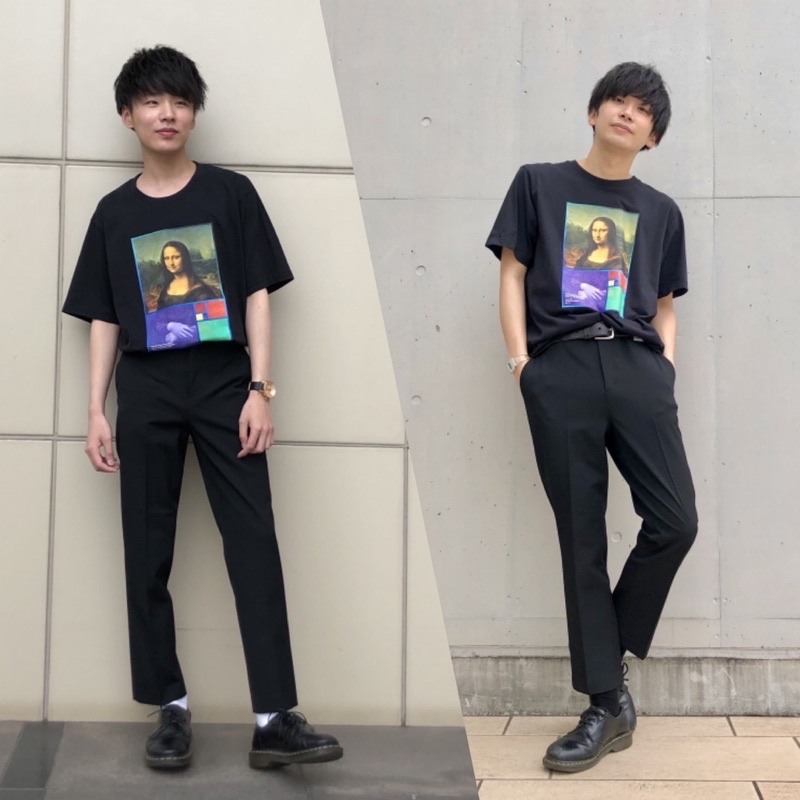 Áo phông nam cổ tròn  Mona Lisa dòng UT thời trang của UNIQLO