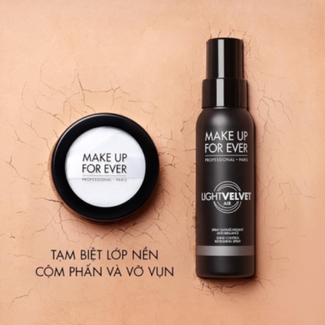 Xịt khoá lớp trang điểm Make Up For Ever Light Velvet Air ᴘʜᴀɴᴅɪᴇᴍᴍʏ997 Ⓡ | BigBuy360 - bigbuy360.vn