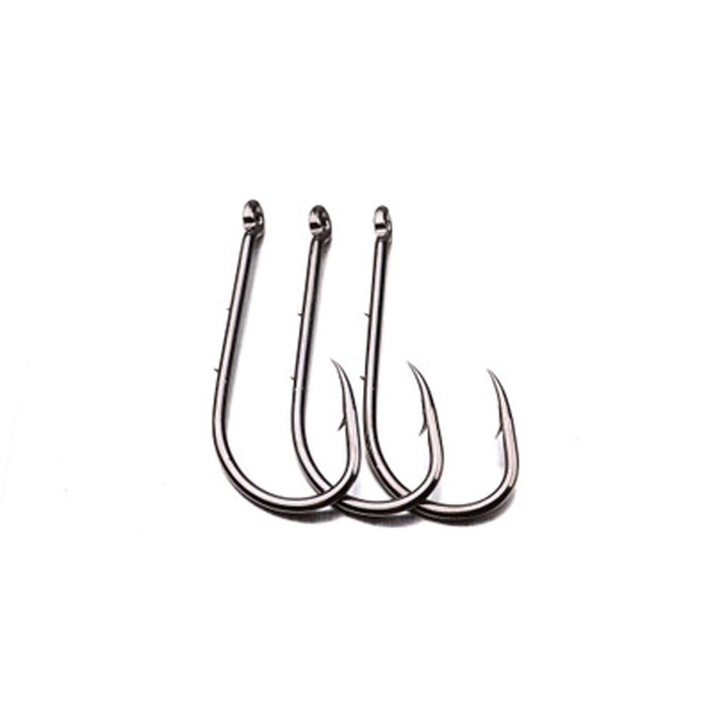 LANFY Móc Câu Cá Dài Màu Đen # 1 # - 6 #