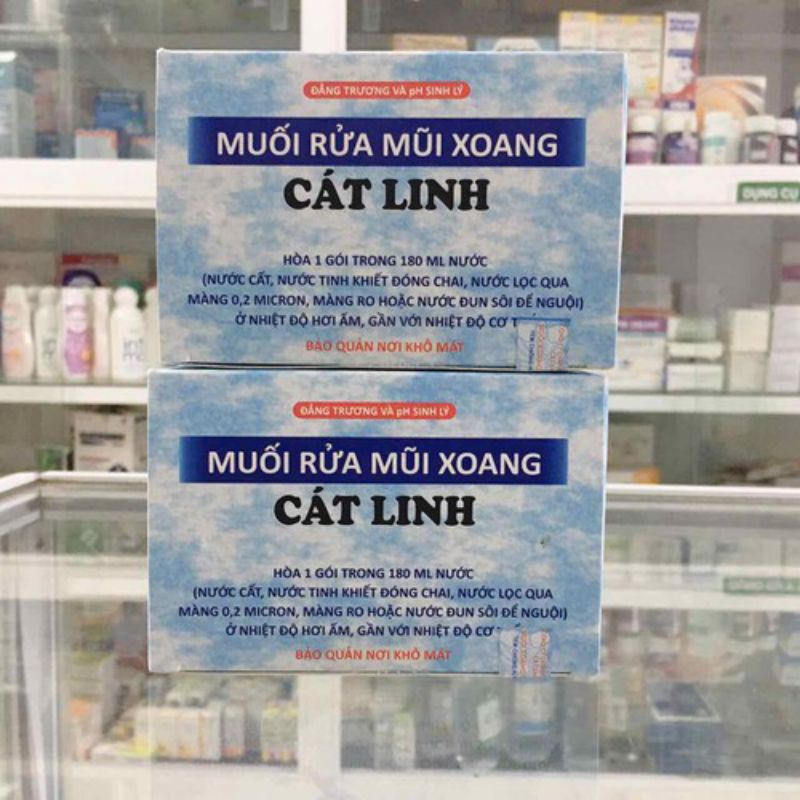 Muối rửa mũi xoang Cát Linh