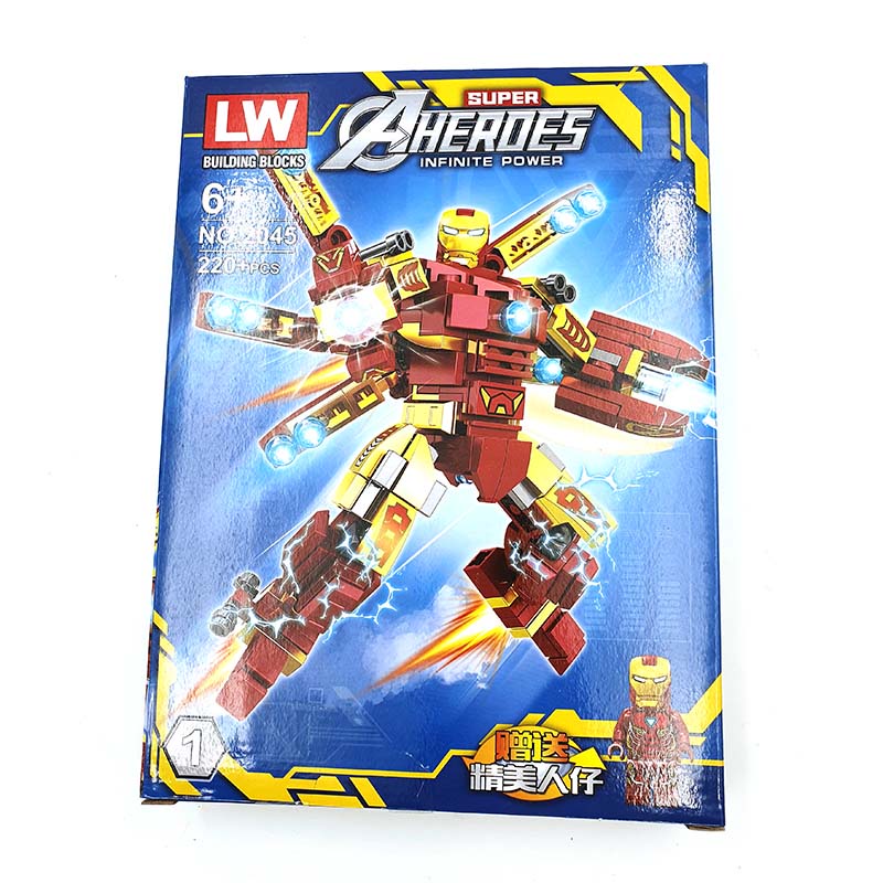 [Chính hãng] Bộ Lắp Ghép Lego Nhân Vật Siêu Anh Hùng Deadpool Và Superman Độc Đáo 220+PCS