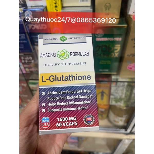 L-GLUTATHIONE VIÊN UỐNG GIÚP TRẮNG DA ,TÀN NHANG (60 viên )