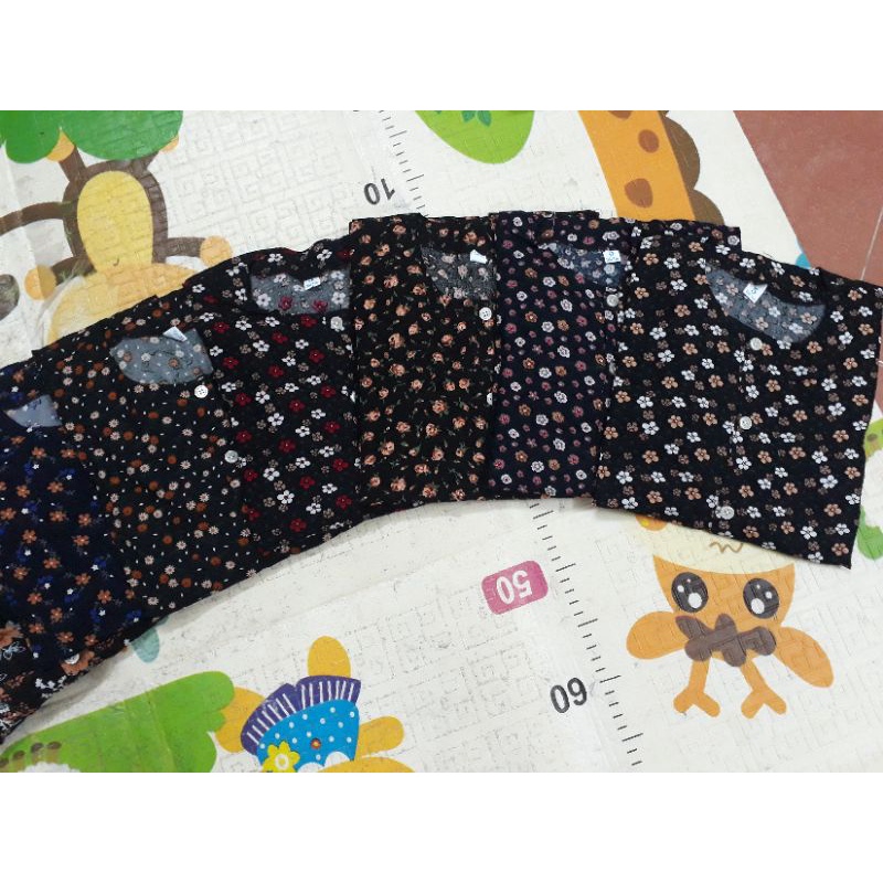 Bộ lanh hoa (quần dài - áo cộc ) dành cho người già