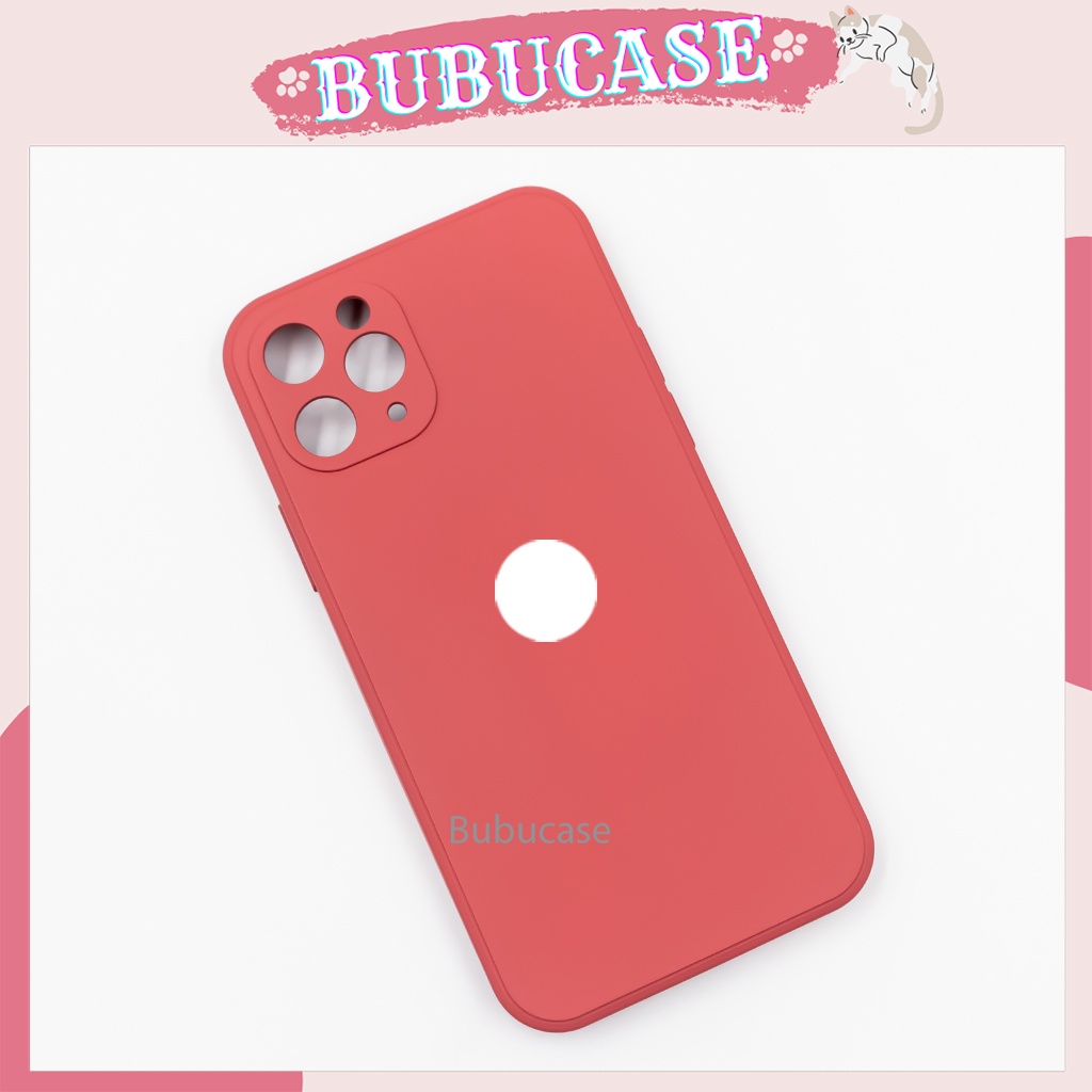 Ốp Iphone 11/ 11 pro/ 11 promax vuông độ iphone 12 có logo táo full viền dành cho ip11/ ip11pro/ ip11promax