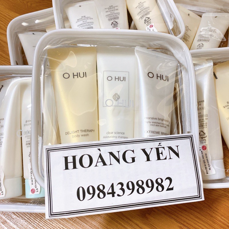 [TACH SET] COMBO DẦU GỘI, XẢ OHUI - Ohui Clear Science 40ml+40ml/ tuyp