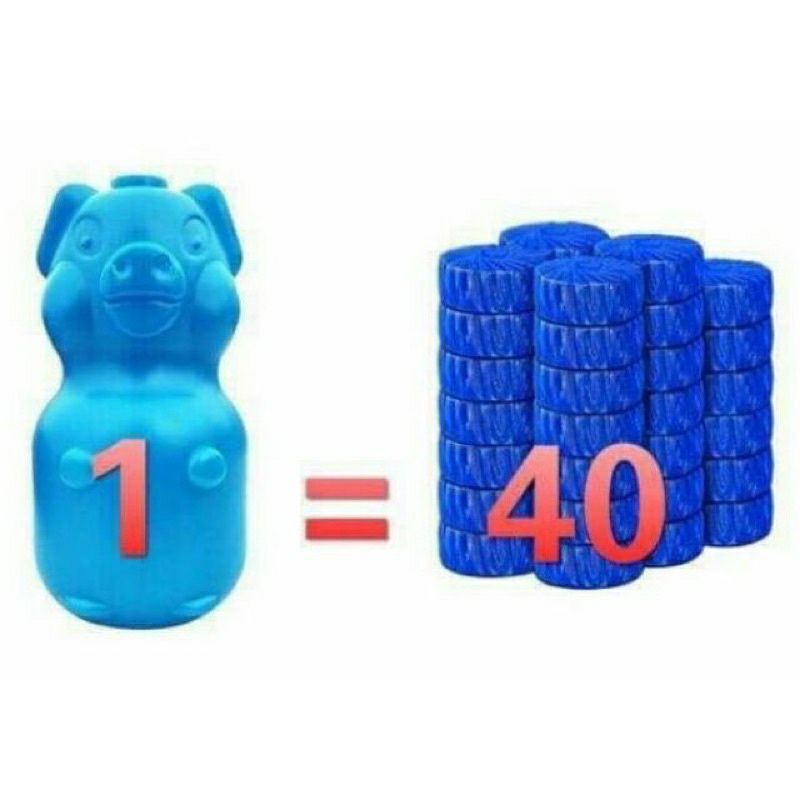 *FREESHIP*Lợn xanh Tẩy bồn cầu xiêu sạch và thơm#