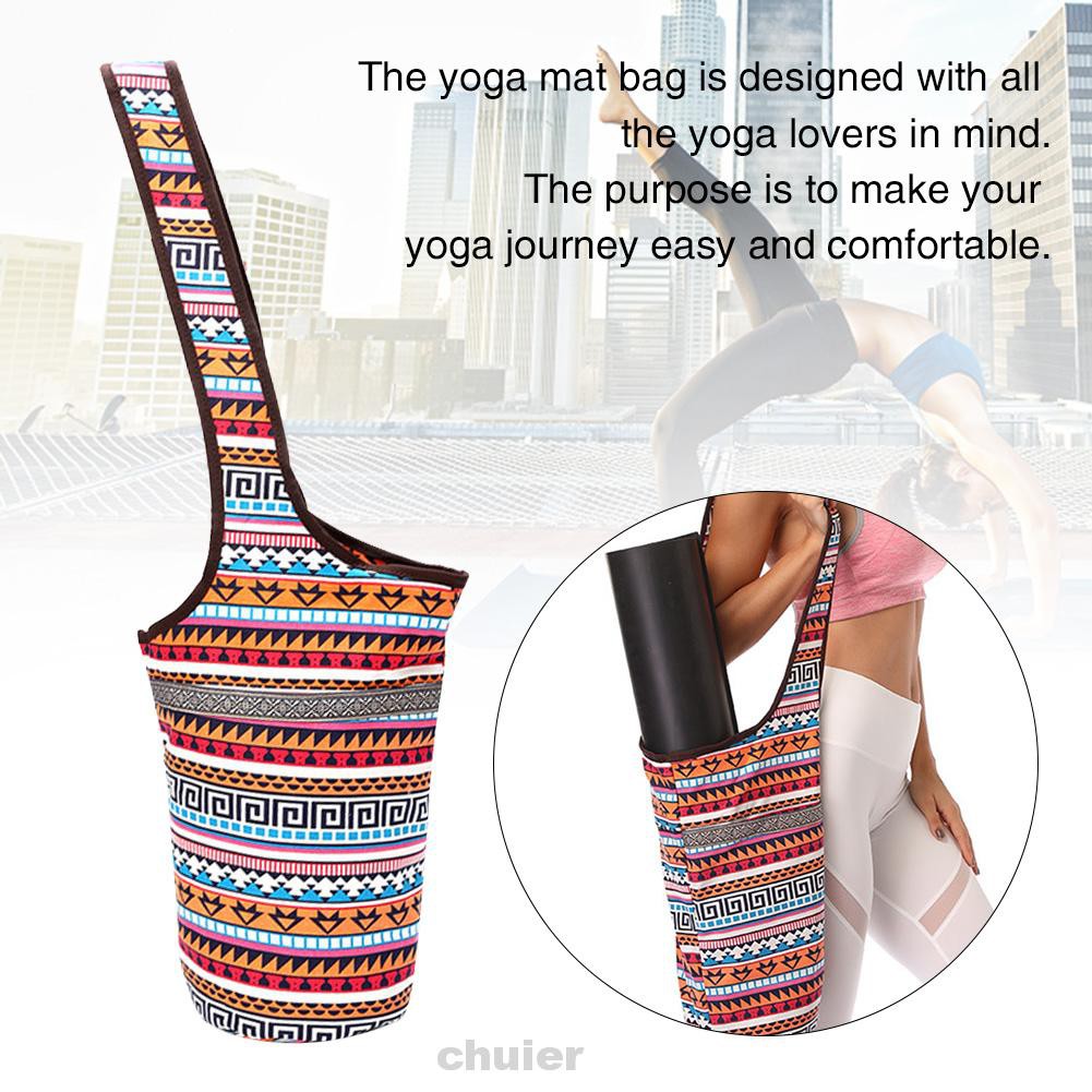 Túi Đựng Thảm Tập Yoga Cỡ Lớn Bằng Vải Canvas