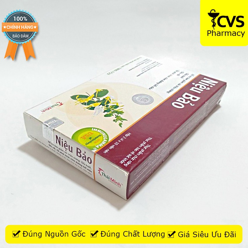 Niệu Bảo - Viên uông hỗ trợ lợi tiểu, giảm tái phát viêm đường tiết niệu - cvspharmacy