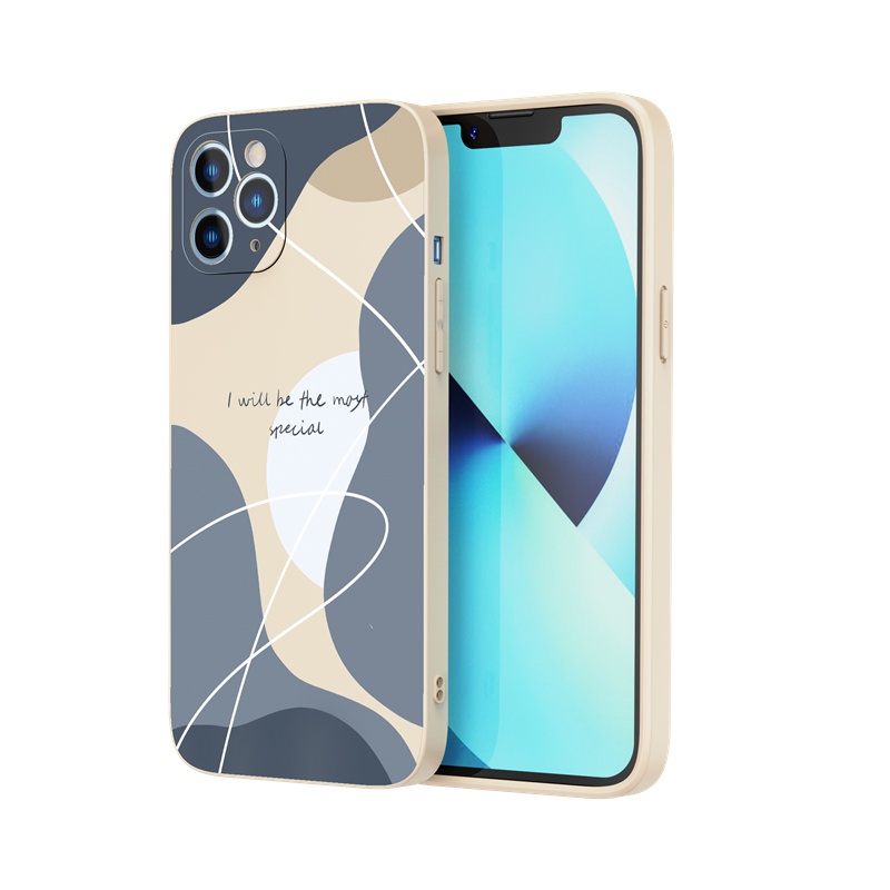Ốp lưng iphone Ốp điện thoại Suntaiho silicon mềm in hình tối giản cho iPhone 13 12 11 Pro Max X XR Xs Max 7 8 Plus 12mini 13mini
