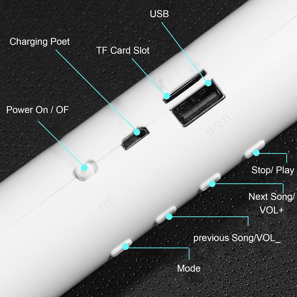 Loa Bluetooth 5.0 Không Dây Hình Chiếc Tai Nghe Màu Trơn Kích Thước Lớn