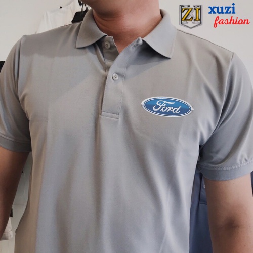 áo thun polo nam nữ hãng xe Ford chính hãng áo có cổ ngắn tay đẹp , chất vải cotton cá xấu thời trang thanh lich cao cấp