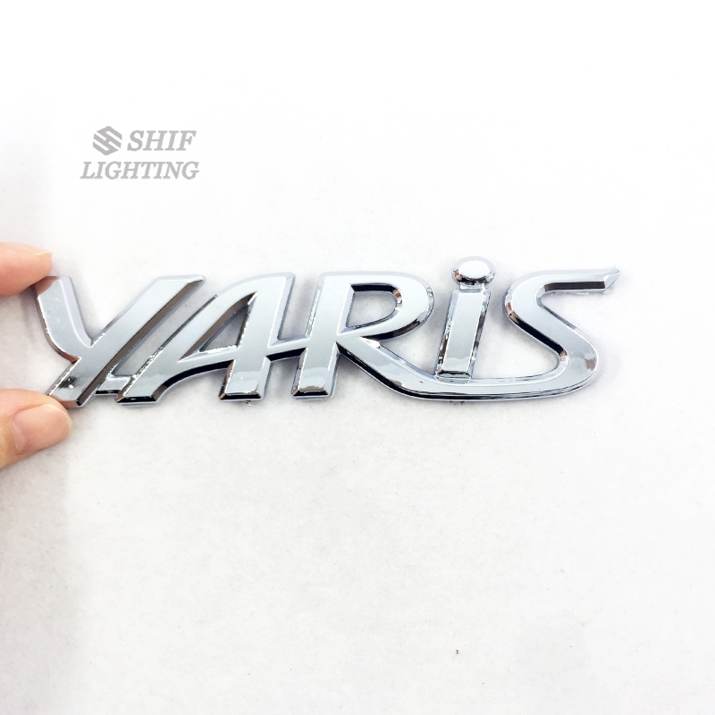 1 X ABS Toyota Toyota TOYOTA YARIS Xe Sửa Đổi Logo Ô Tô Xe Phía Sau Thân Xe Miếng Dán Xe Ô Tô Logo Đ