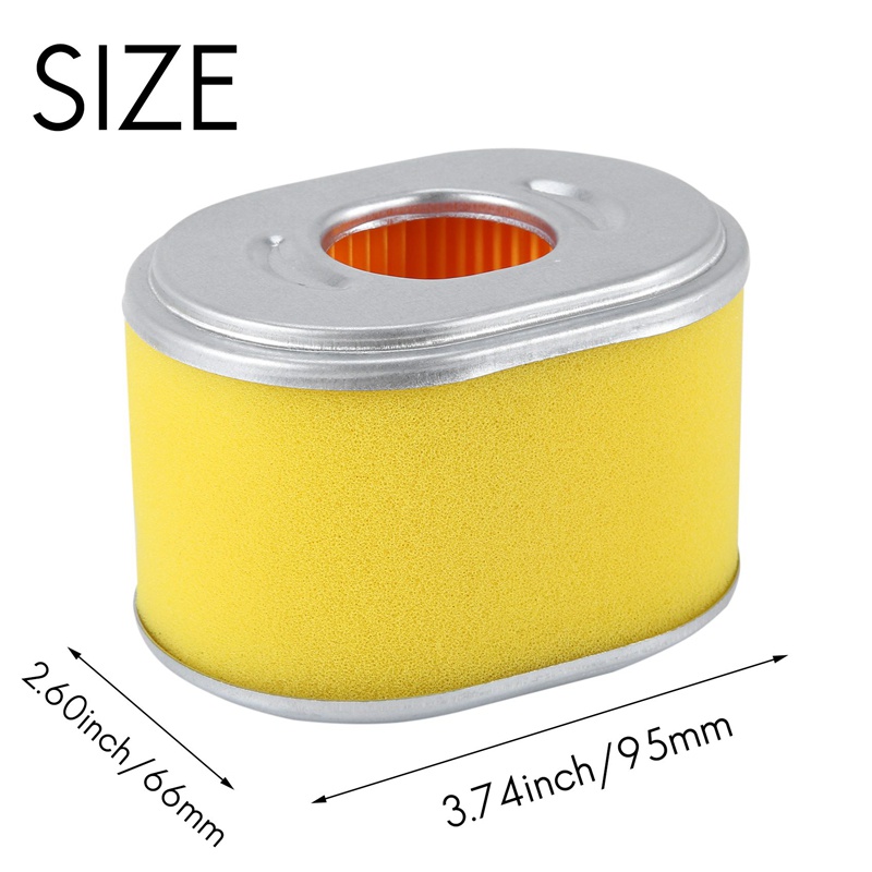 Set 2 Bộ Lọc Không Khí 17210-ZE1-505 Thay Thế Cho Động Cơ Honda Gx120 GX160 GX200 GX140