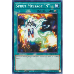 Thẻ Bài Yugioh Spirit Message "N" - LDS3-EN013 - Common 1st Edition