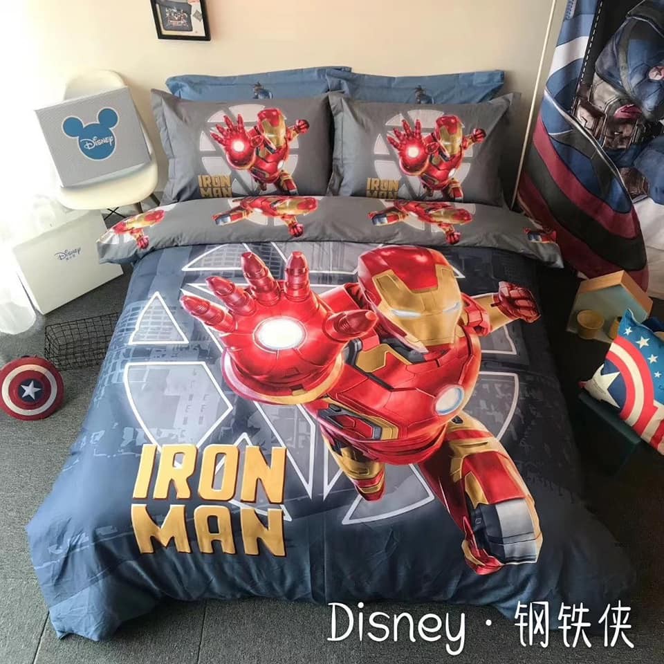 Set Chăn Ga Gối Cotton 4 Món  - Cotton 100%  DISNEY 5D Hoạt Hình Cao Cấp Cho Bé ( vol 1 )