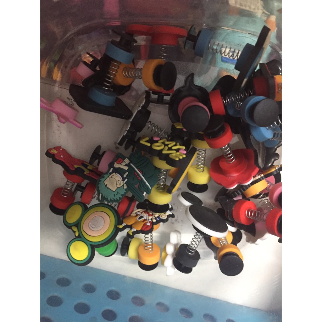 Sticker lò xo và đèn LED gắn dép sục Hapu