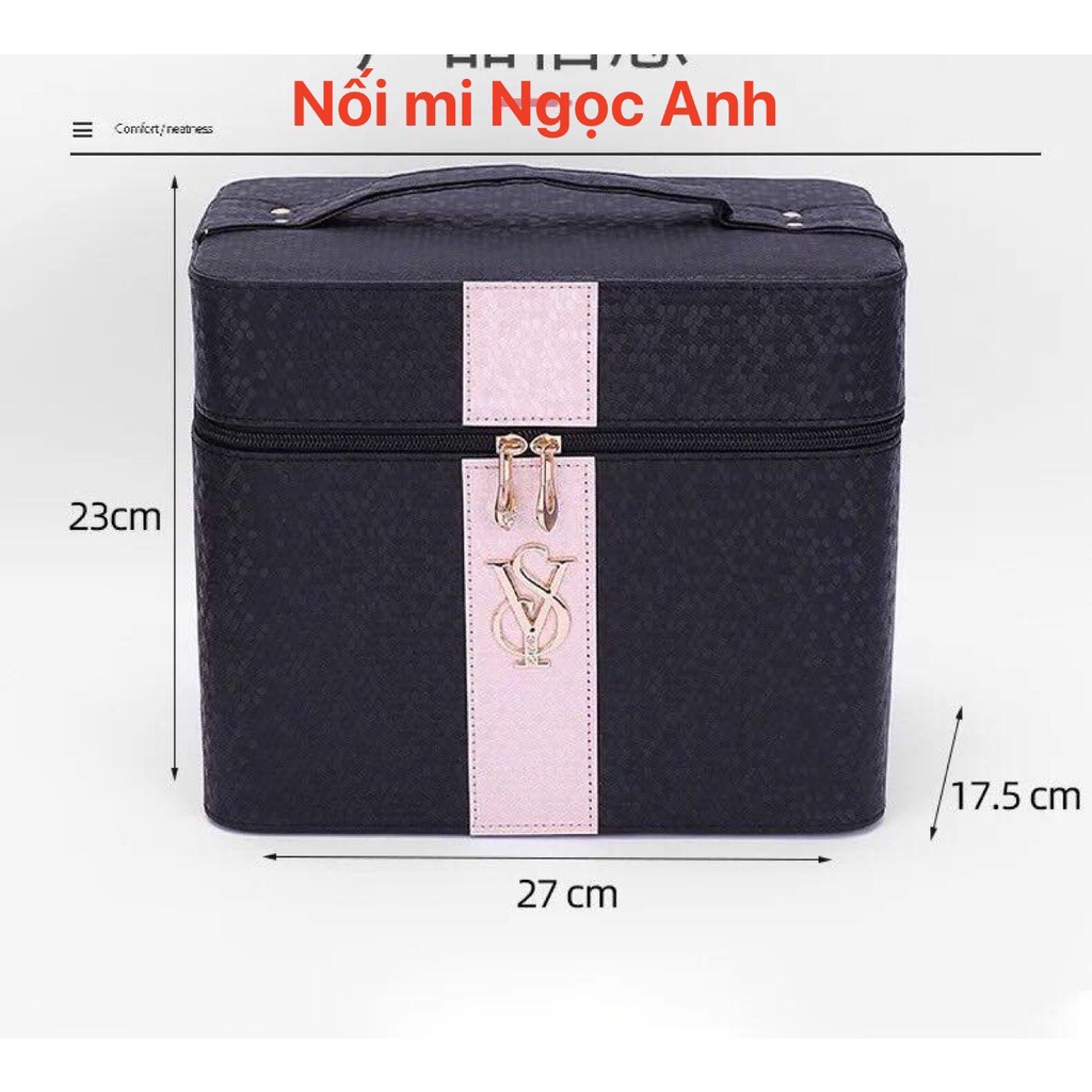 Cốp trang điểm, nối mi, nail, phun săm, Cốp đựng đồ trang điểm(chỉ có cốp màu đen y hình)