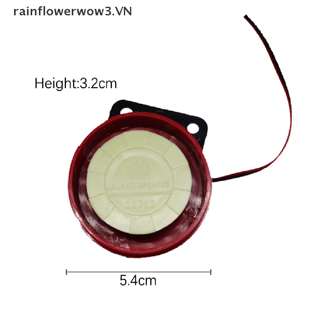 Còi Báo Động Chống Trộm Điện Tử 125db 12V 24V Chuyên Dụng Cho Xe Hơi / Xe Máy