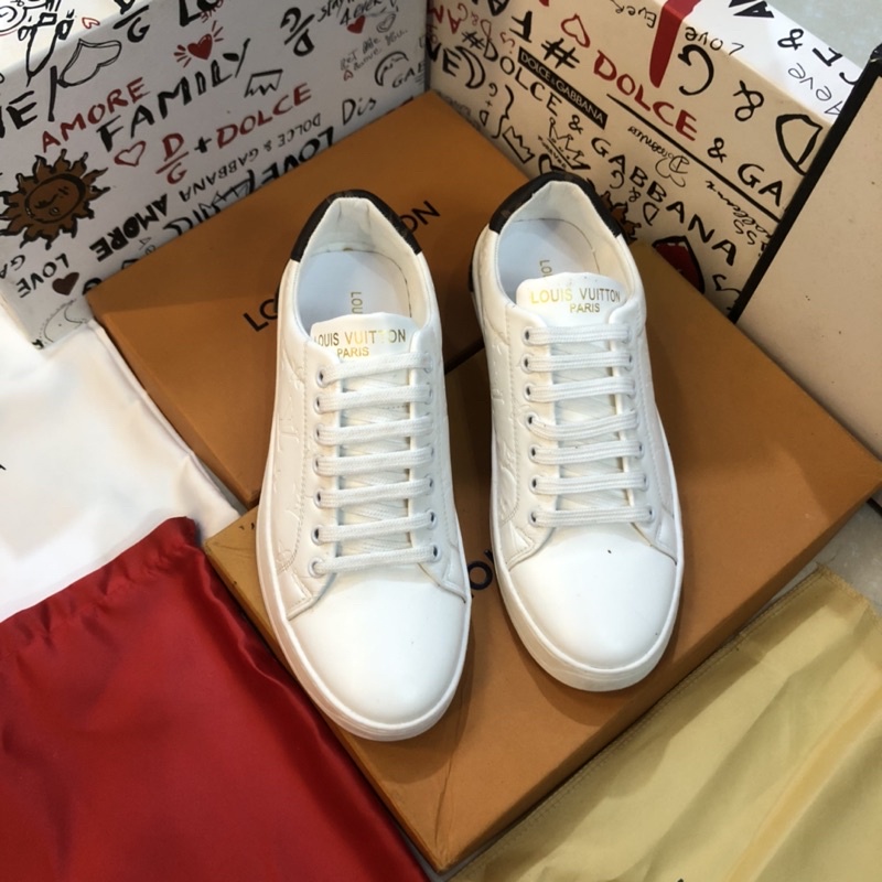 Giày Thể Thao Nam L.V Buộc dây Dập Vân full size 38-43