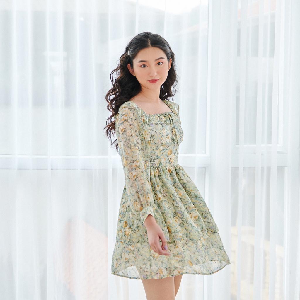 BLEUBIRD Váy voan xoè 2 tầng JARDIN DRESS | BigBuy360 - bigbuy360.vn
